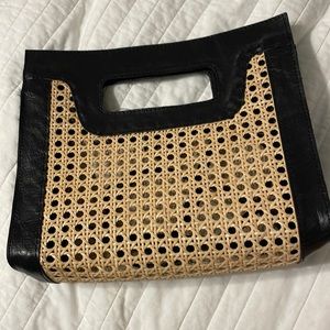 Diah rattan wicker Clutch